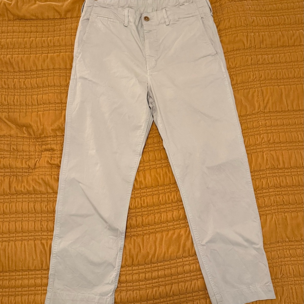 Buck Mason Cream Chinos